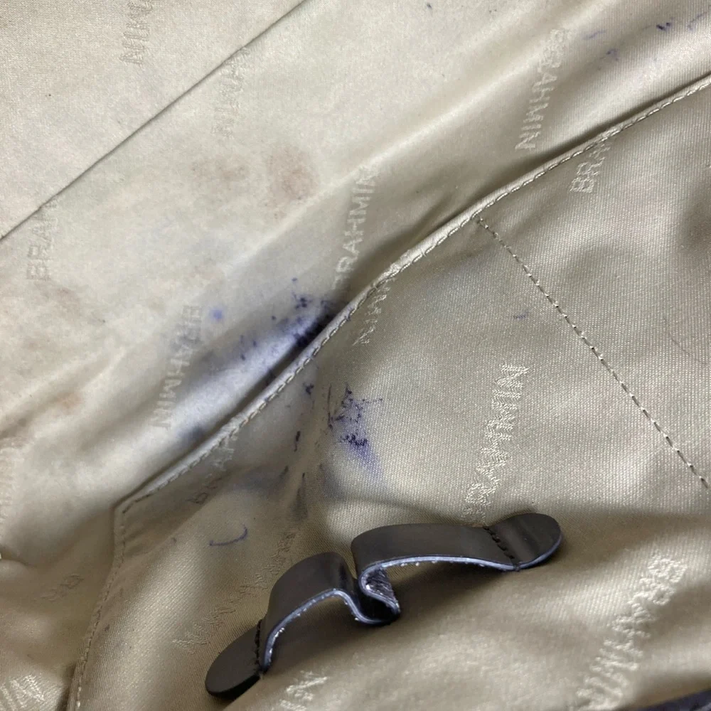 BRAHMIN MARISSA Elegant Gray Leather Handbag - Picture 11 of 14